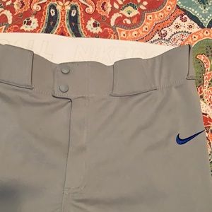 Nike men’s Large baseball pants royal stripe